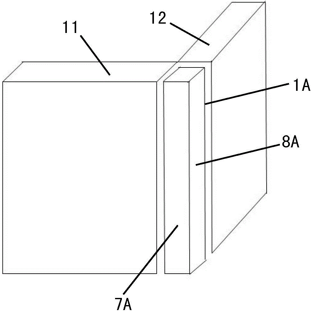 Ceramic tile combination applicable to external corner of wall and preparation method thereof