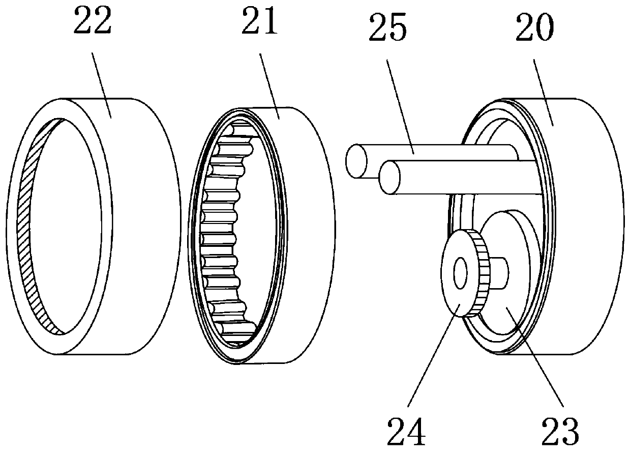 Robot used for cleaning inner wall of pipeline