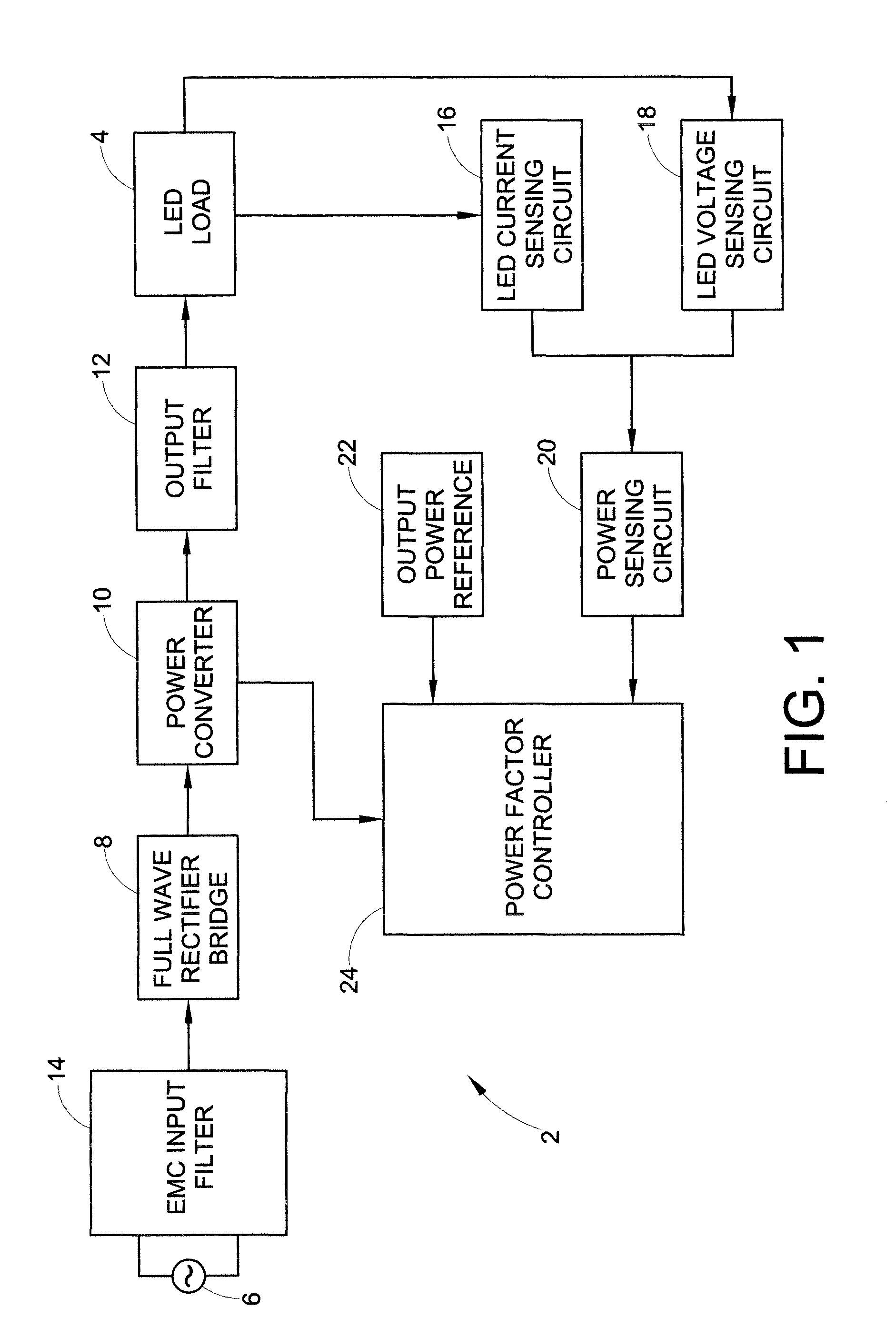 Power control circuit and method