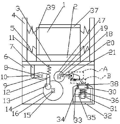 Damping device for controller