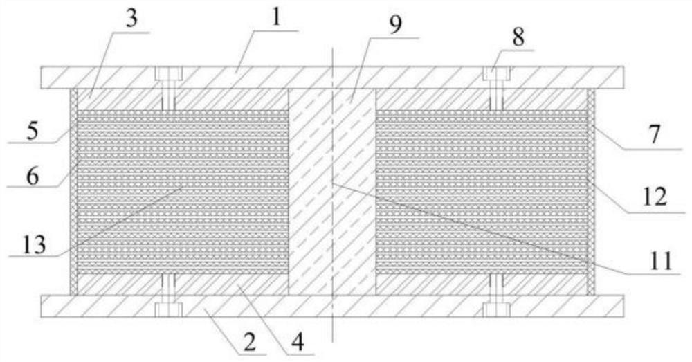 Lead core rubber support added with hindered phenol antioxidant