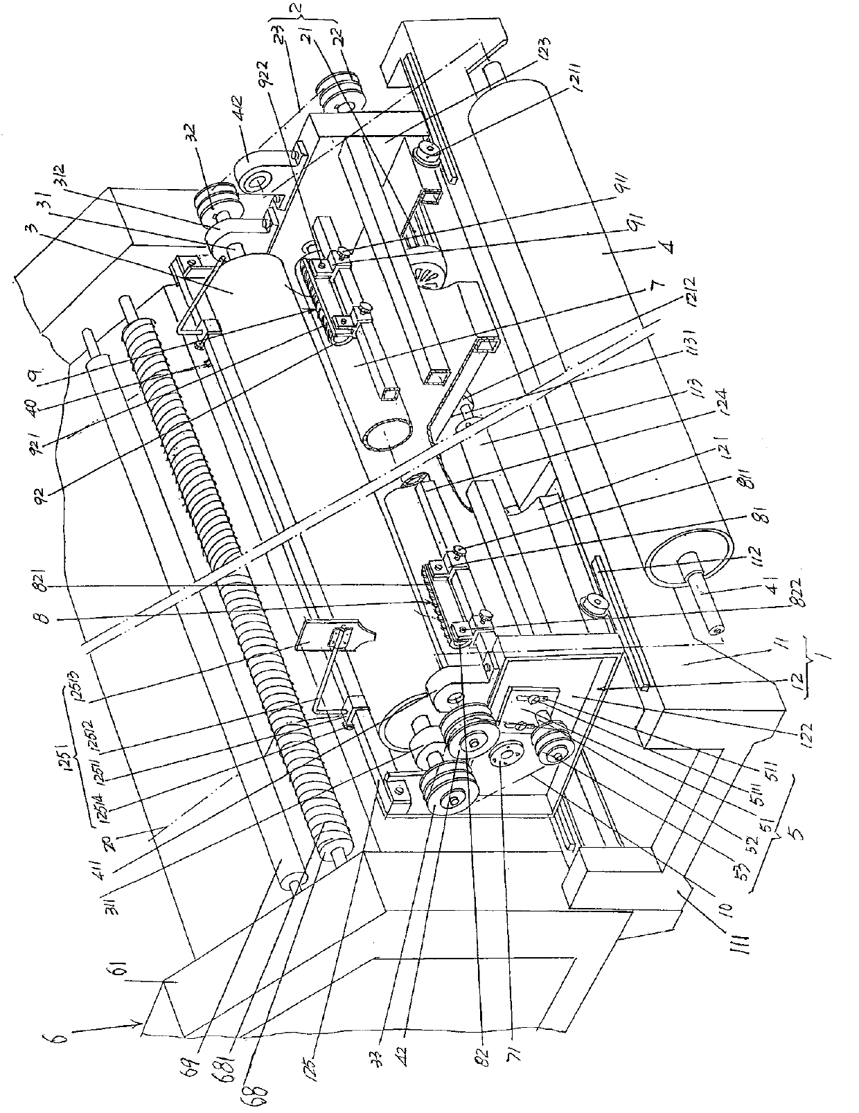 Needle textile fabric rolling and testing device