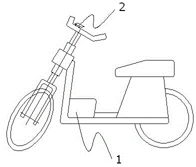 Bluetooth communication system based on electric bicycle or electric motorcycle