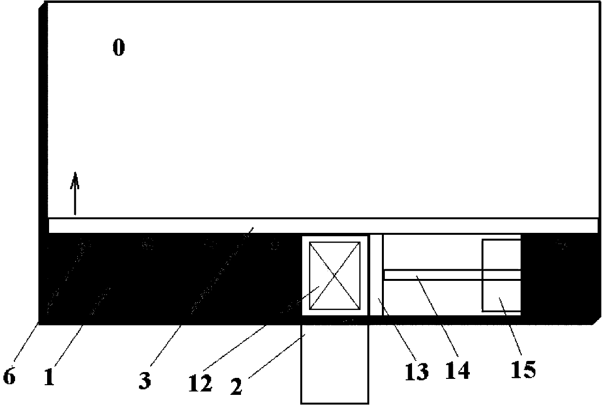 Vertical circulating backfilling method of household garbage