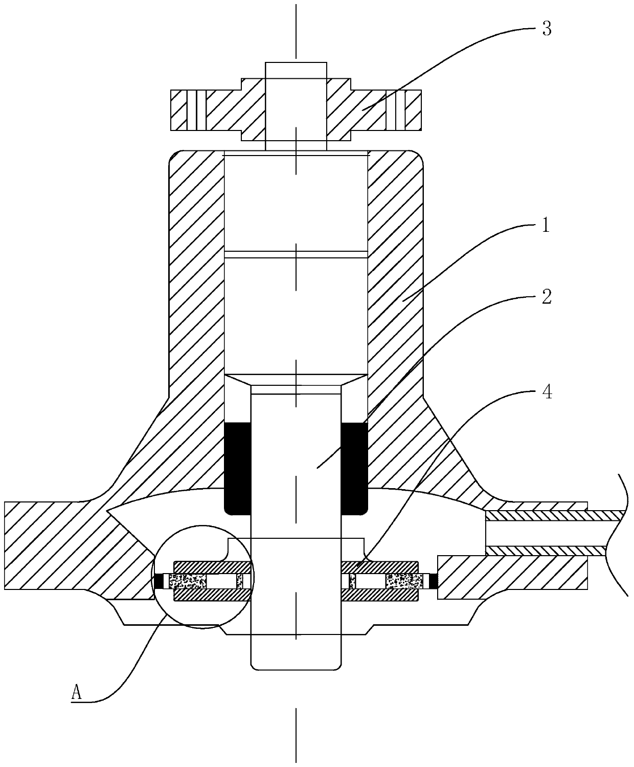 Cooling water pump for automobile engine