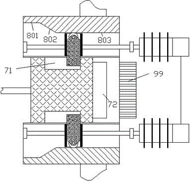 Circuit board plugging and connecting assembly with radiating function