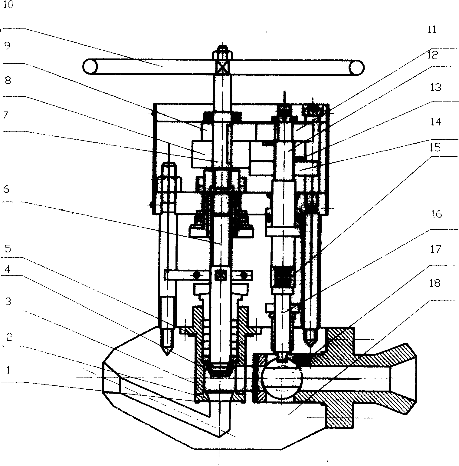 Movable combination valve