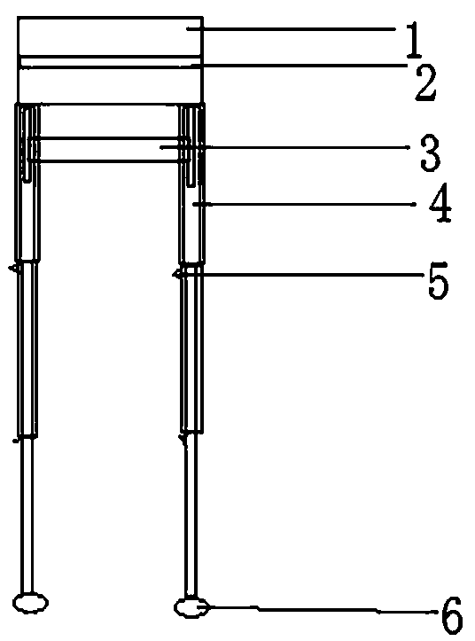 A highly telescopic household ladder