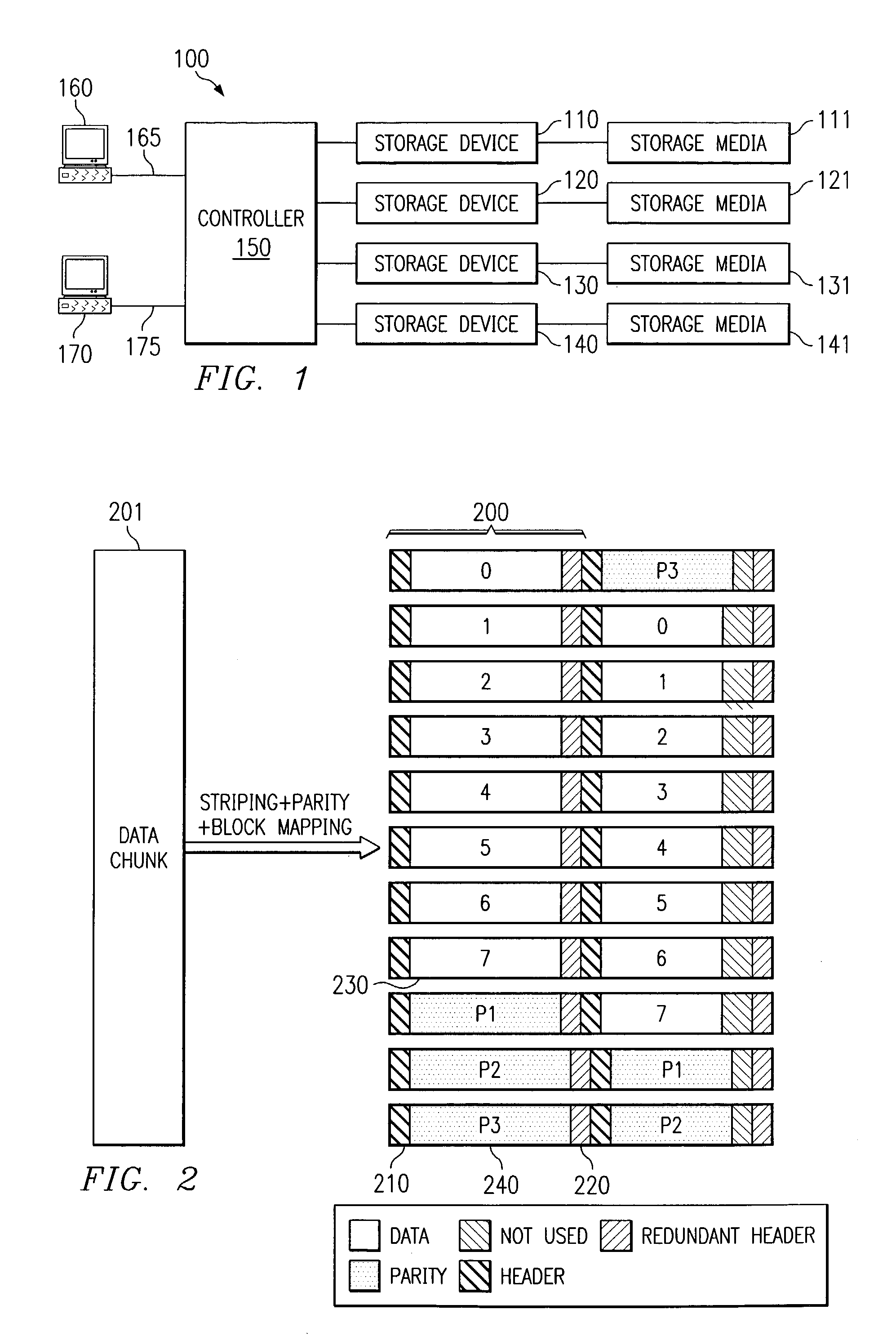 Simultaneous writing and reconstruction of a redundant array of independent limited performance storage devices