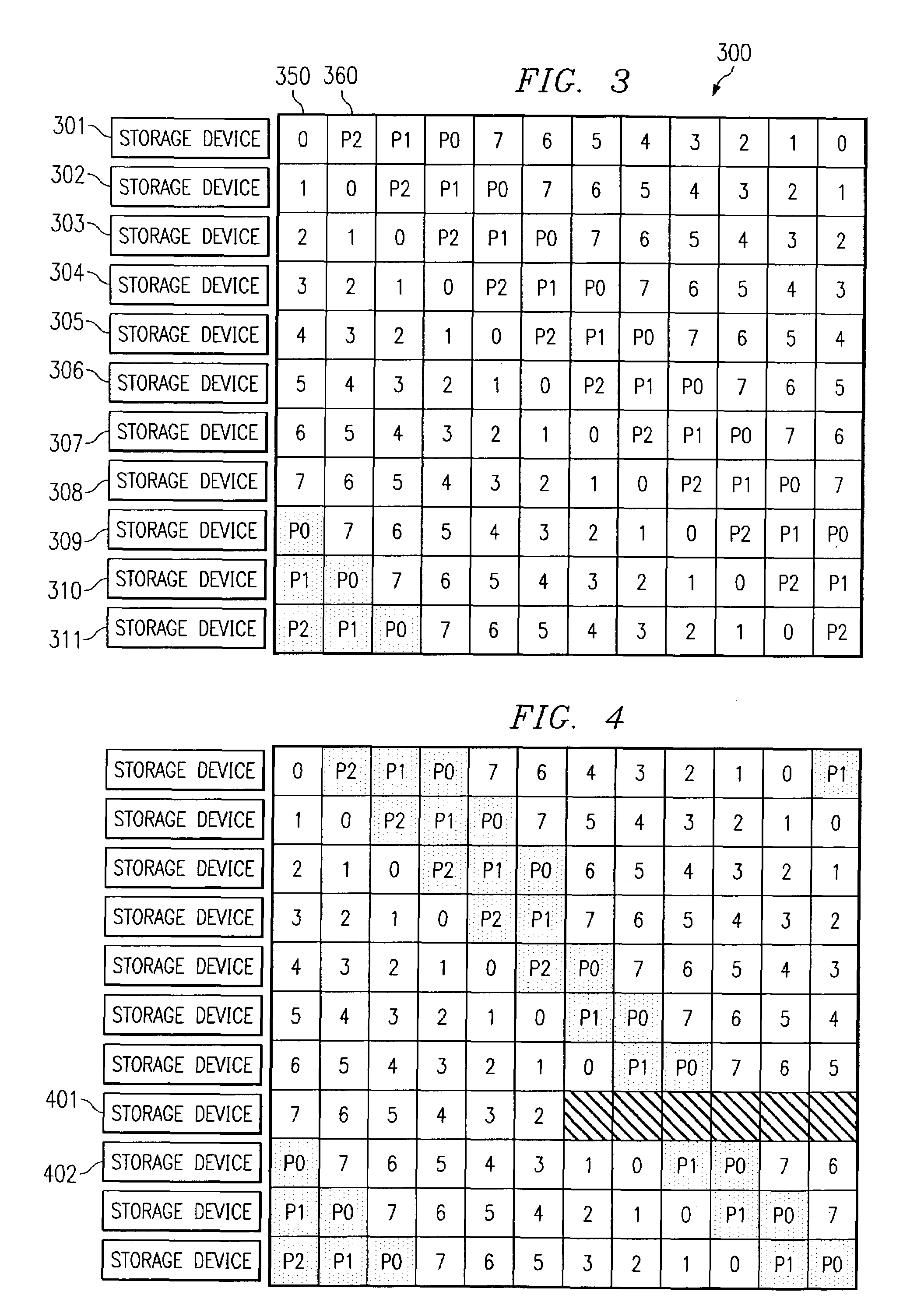 Simultaneous writing and reconstruction of a redundant array of independent limited performance storage devices