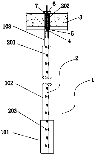 High-pressure jet grouting combined uplift pile for existing building and construction method