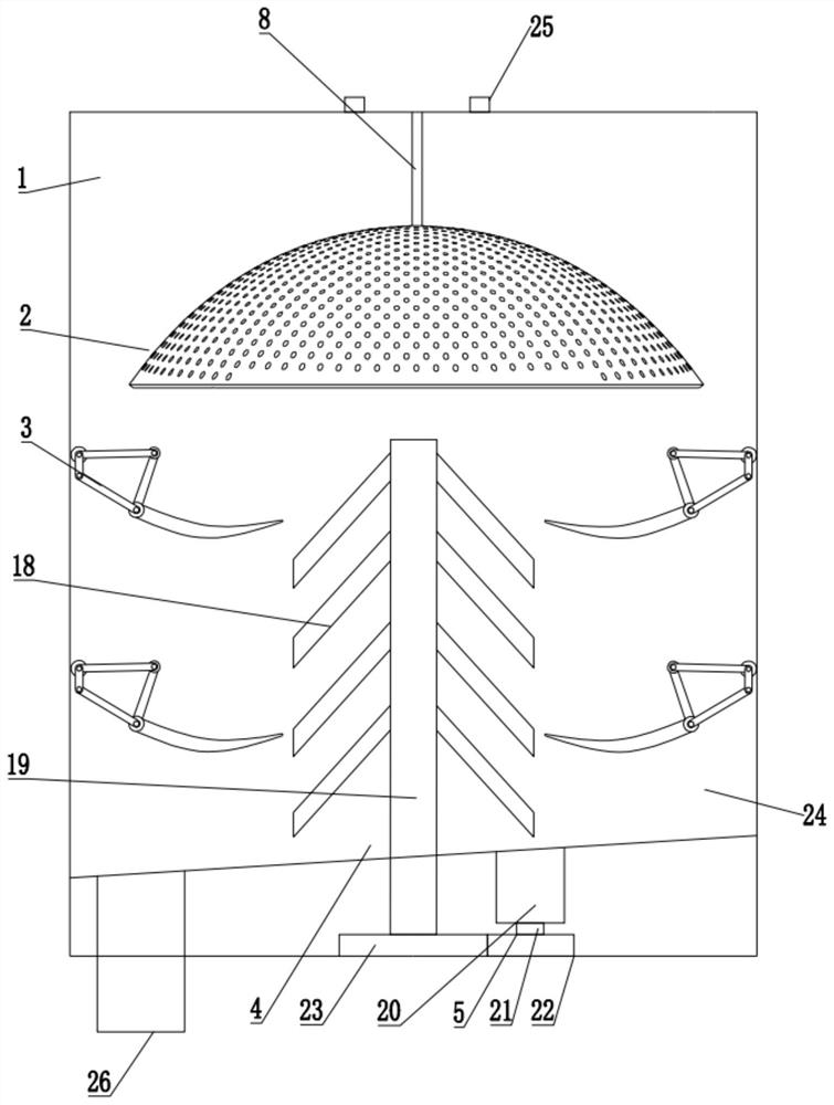 Mixing device for compound flavor enhancer and using method of mixing device