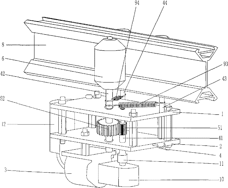 Rough yarn conveying device