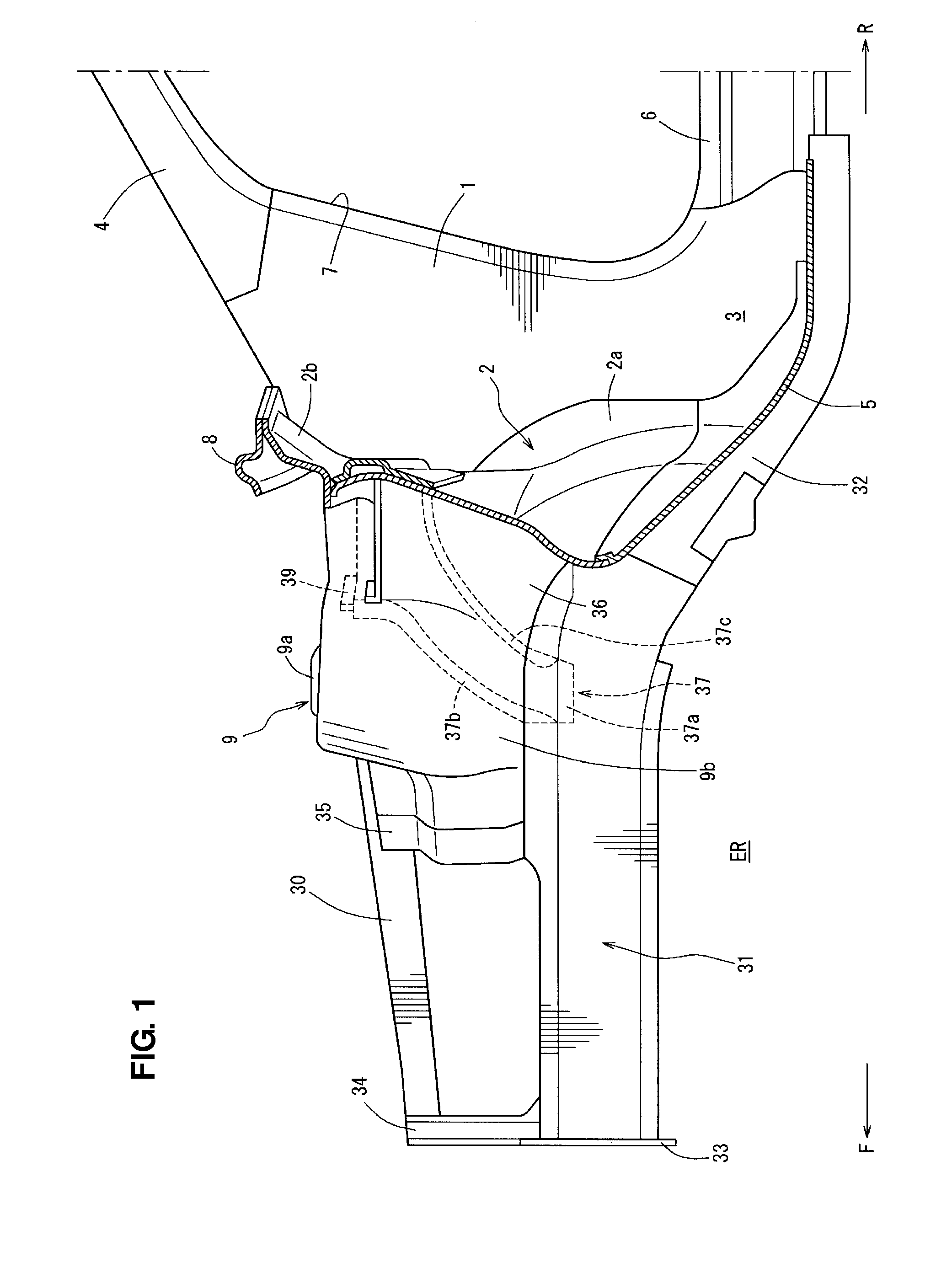 Vehicle-body front structure