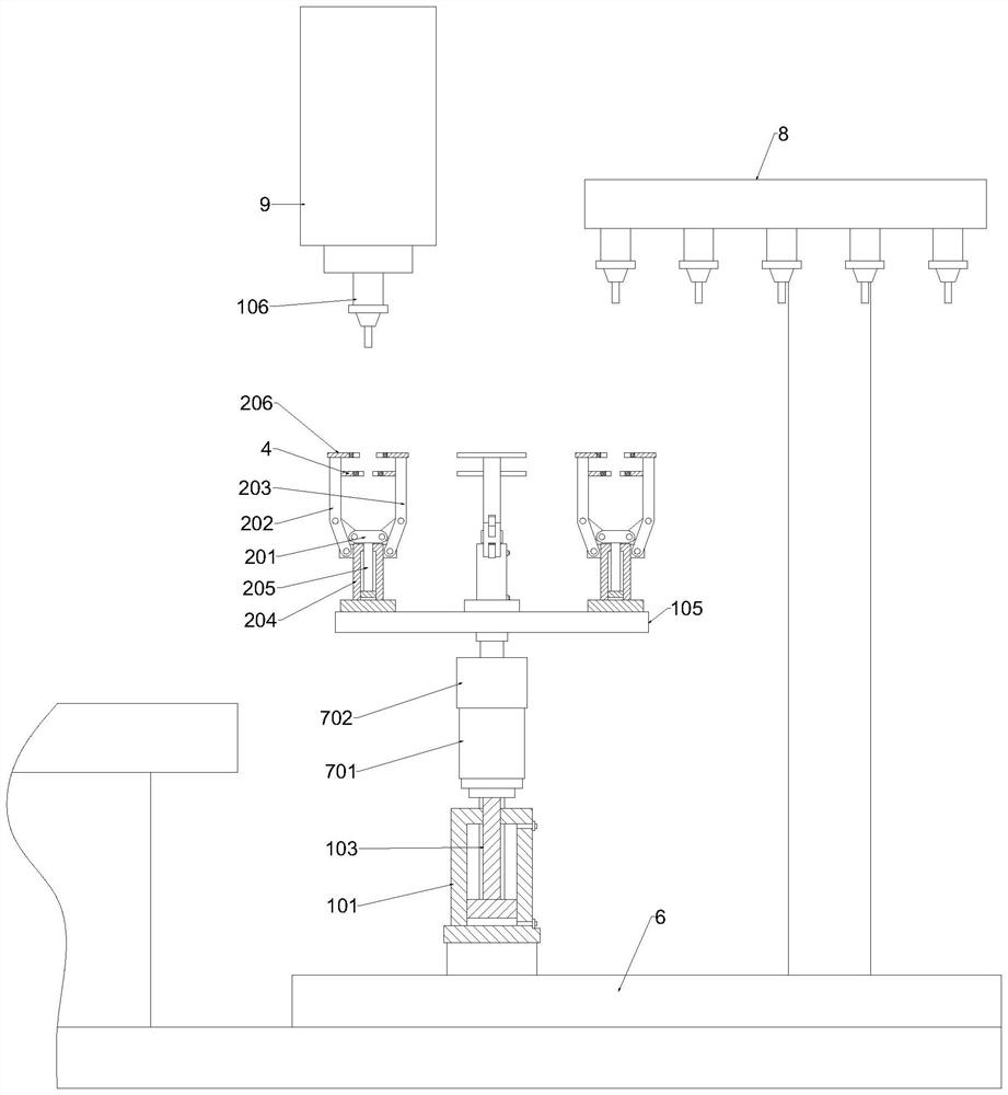 Manipulator device for drilling of numerical control tool magazine machine tool