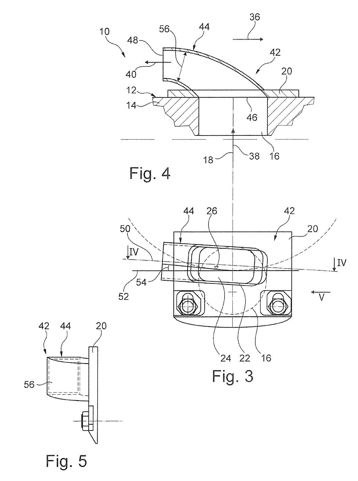 Solid-wall scroll centrifuge with front wall with discharge opening having a weir edge and an energy recovery device defining a discharge pipe on the outside of the front wall and in front of the discharge opening having the weir edge