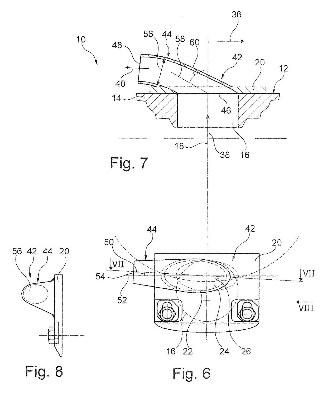 Solid-wall scroll centrifuge with front wall with discharge opening having a weir edge and an energy recovery device defining a discharge pipe on the outside of the front wall and in front of the discharge opening having the weir edge