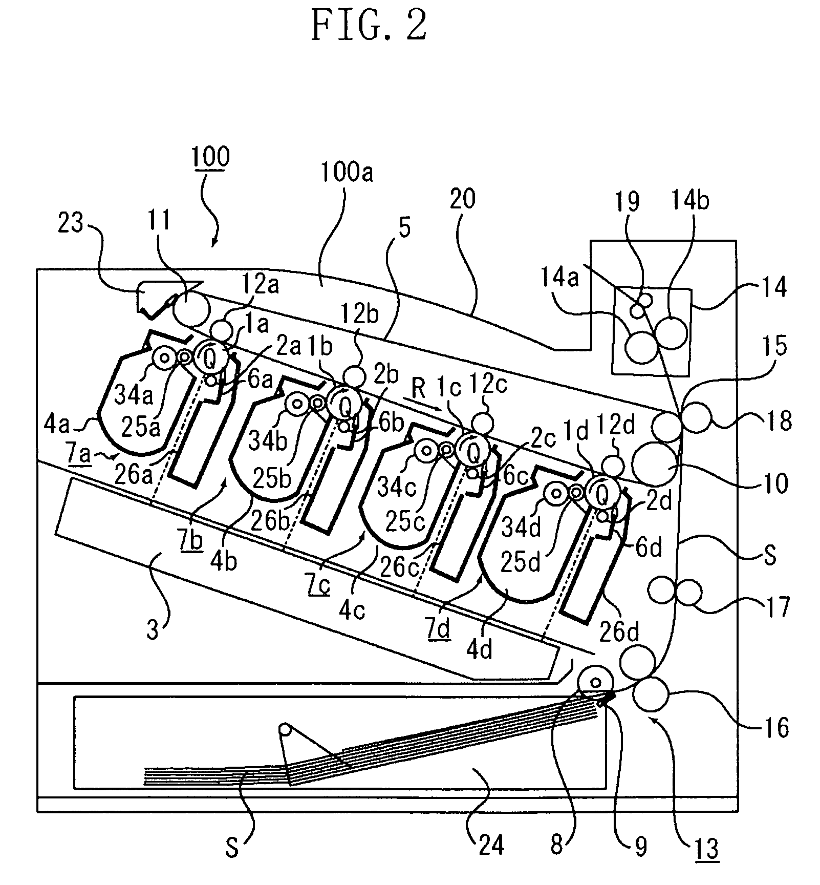 Process cartridge having toner scatter preventing sheet having roughened contact end and photoelectrographic image forming apparatus