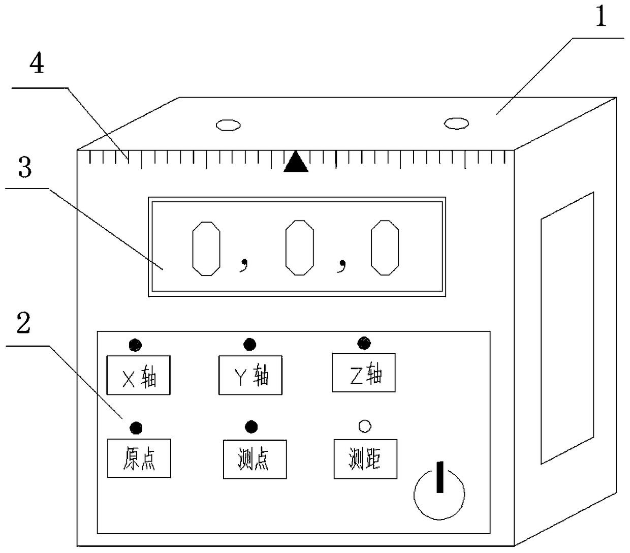 A spatial positioning device, system and method based on a local coordinate system