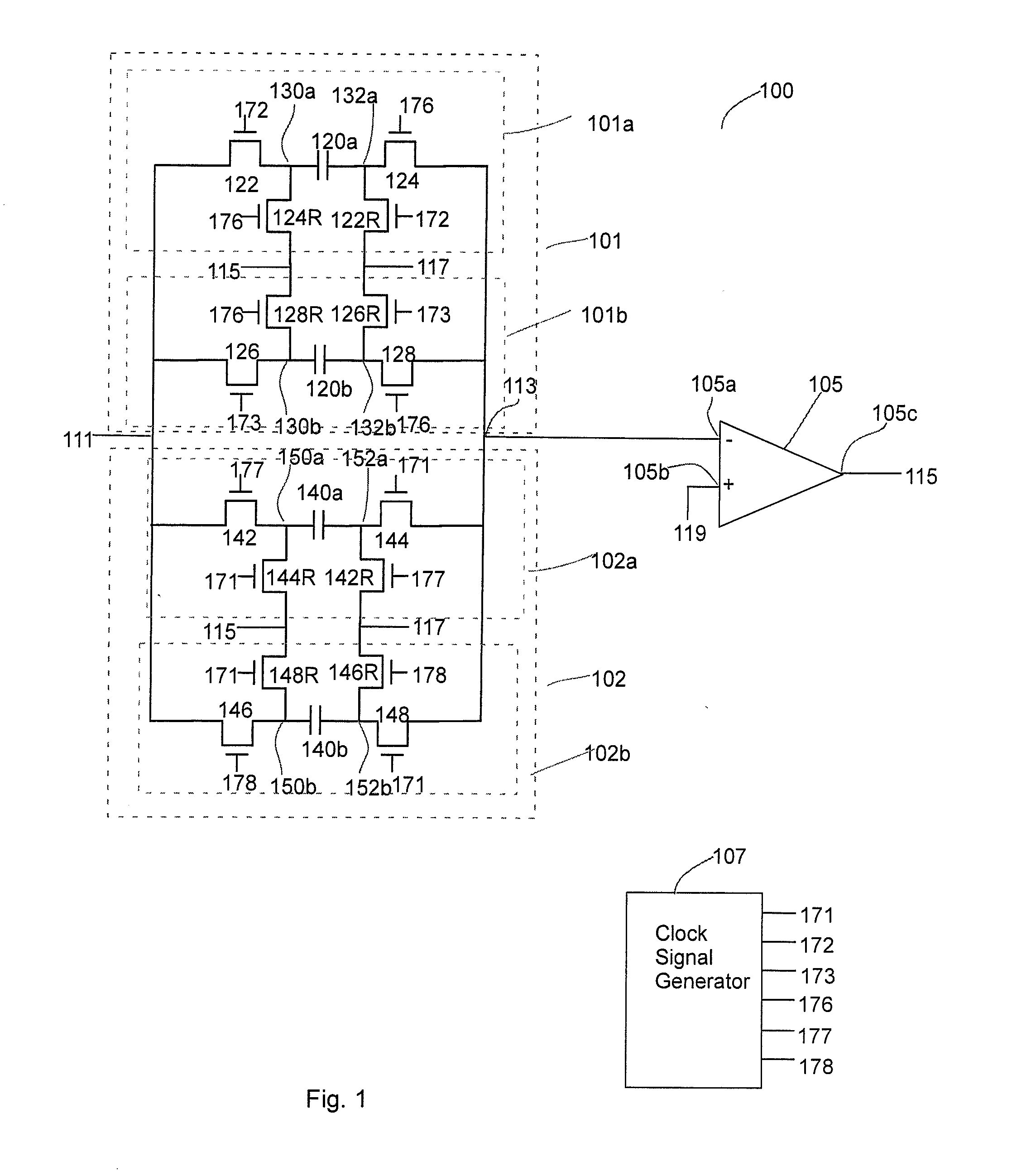 Switched capacitor notch filter with fast response time