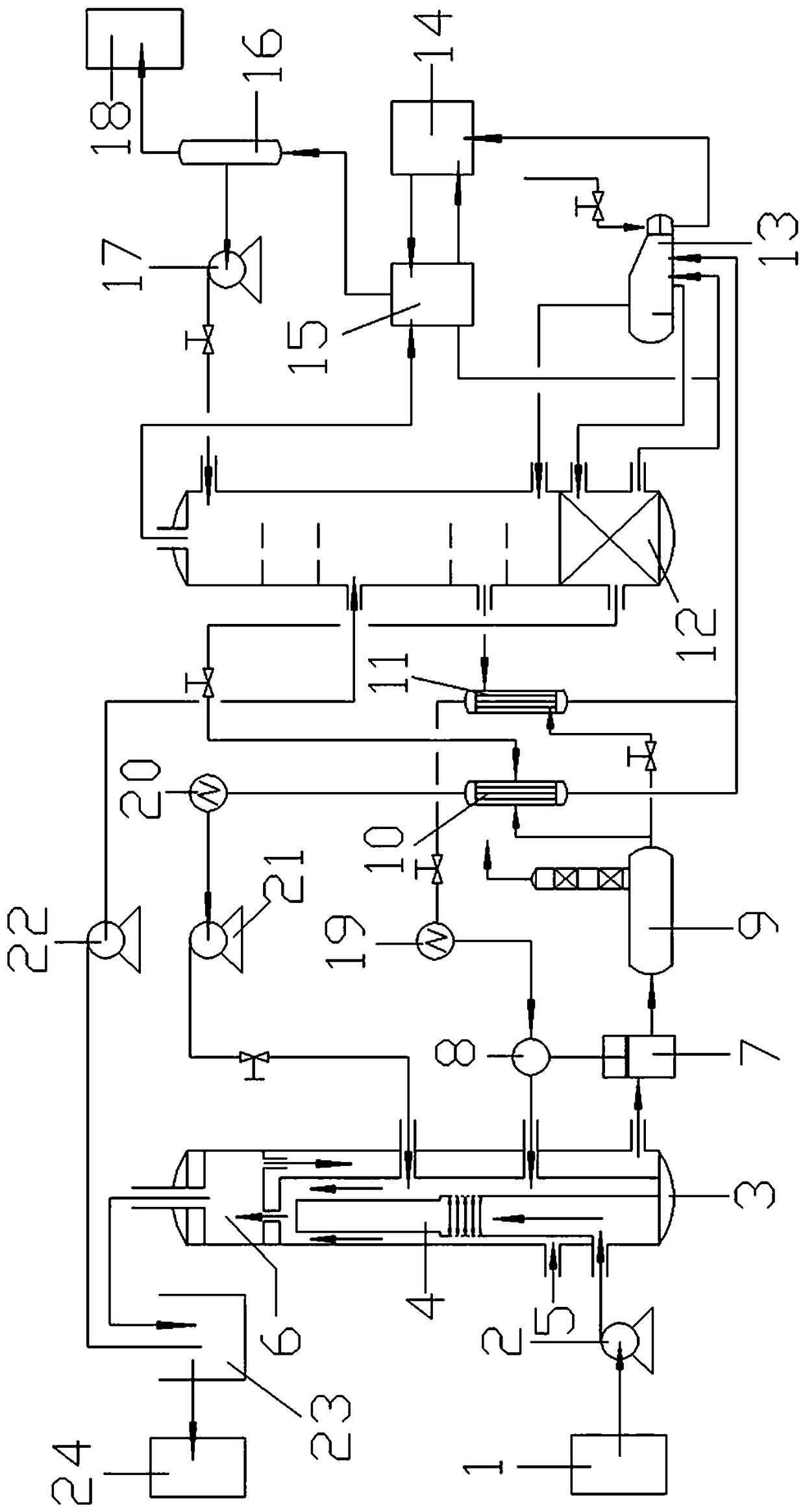 A twin-tower meda landfill gas treatment system