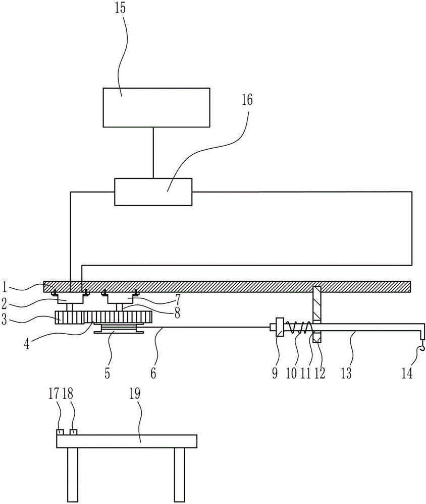 New energy household curtain opening and closing device