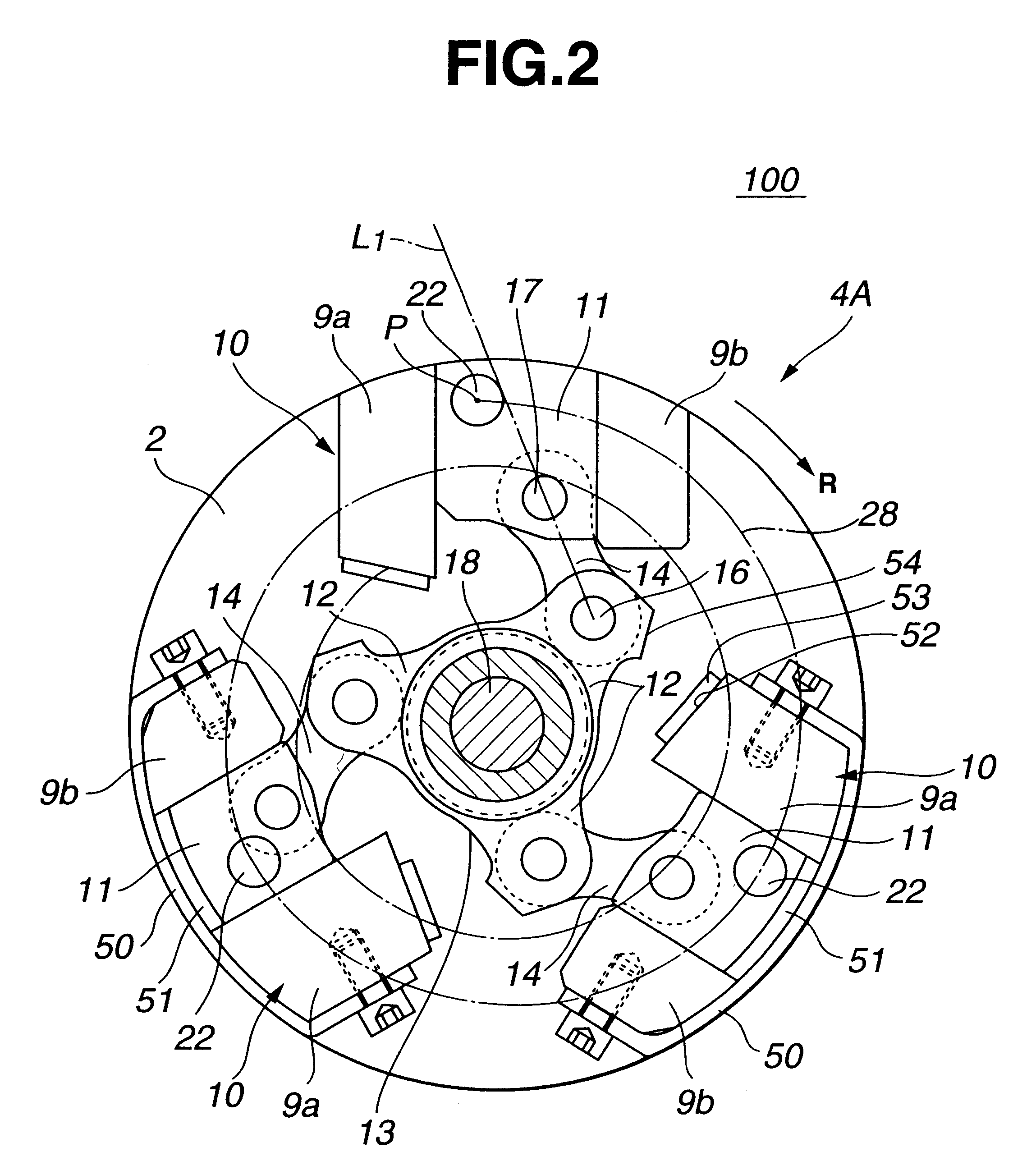 Valve timing control device of internal combustion engine