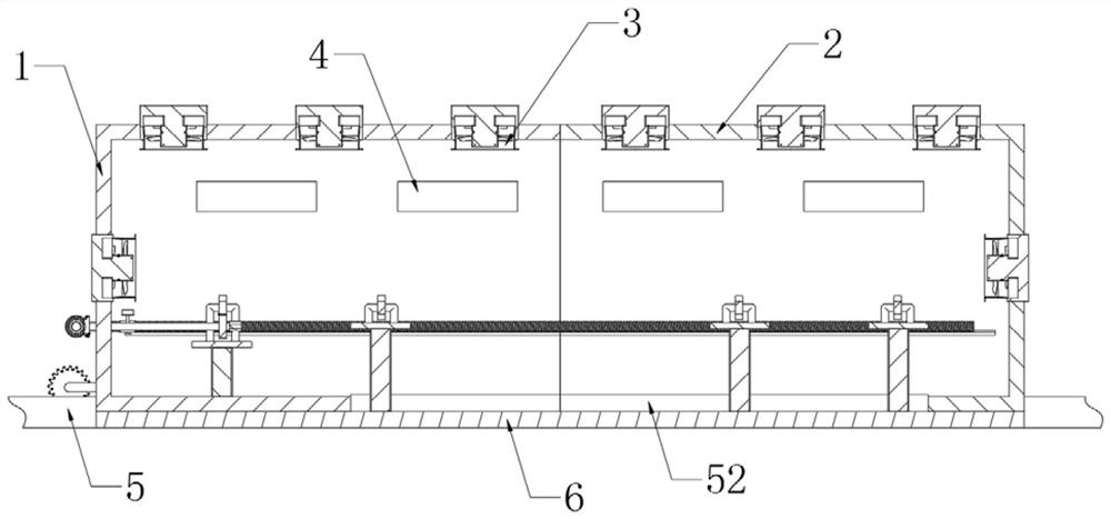 A heat treatment furnace for drive shafts