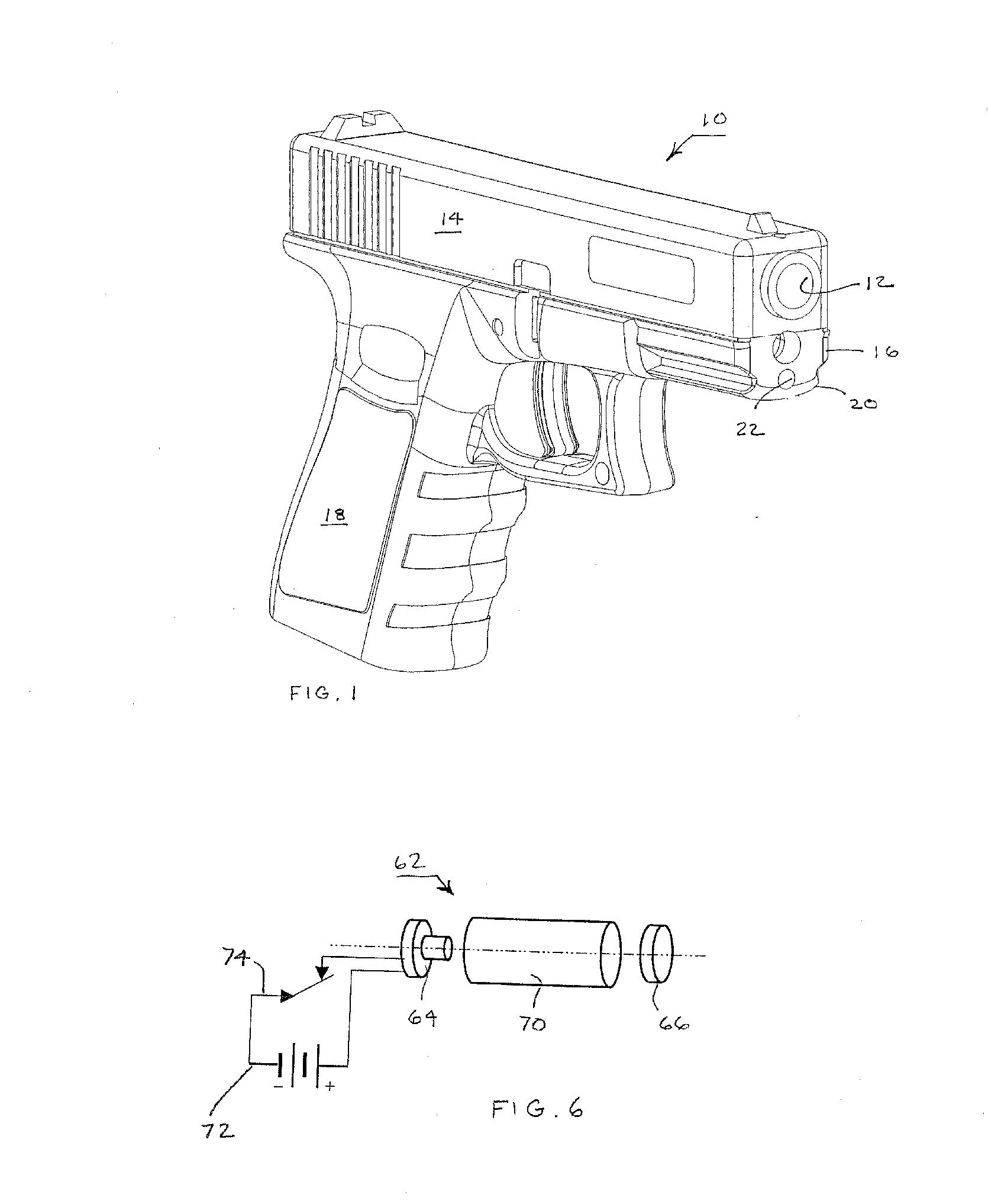 Firearm mount with embedded sight