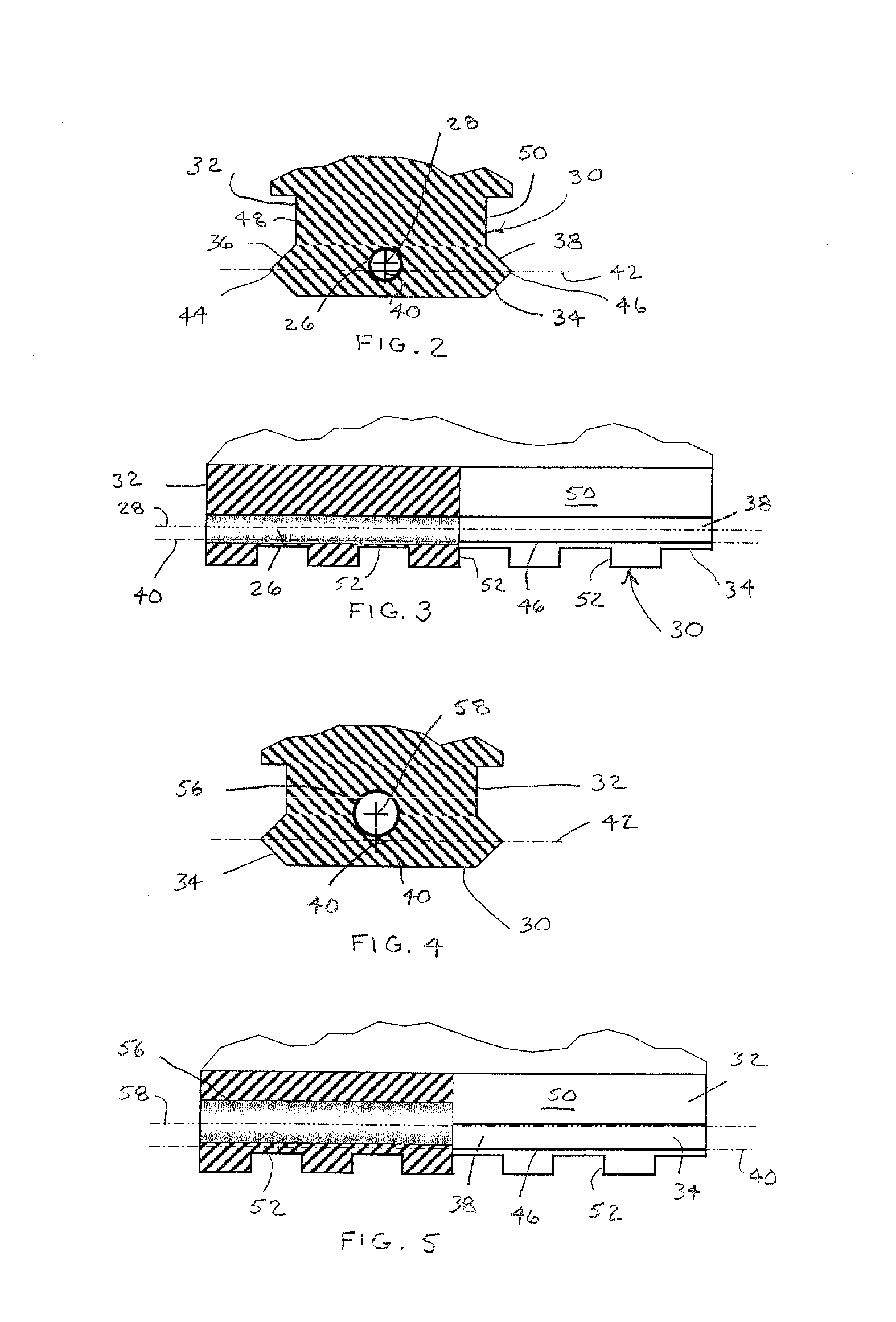 Firearm mount with embedded sight