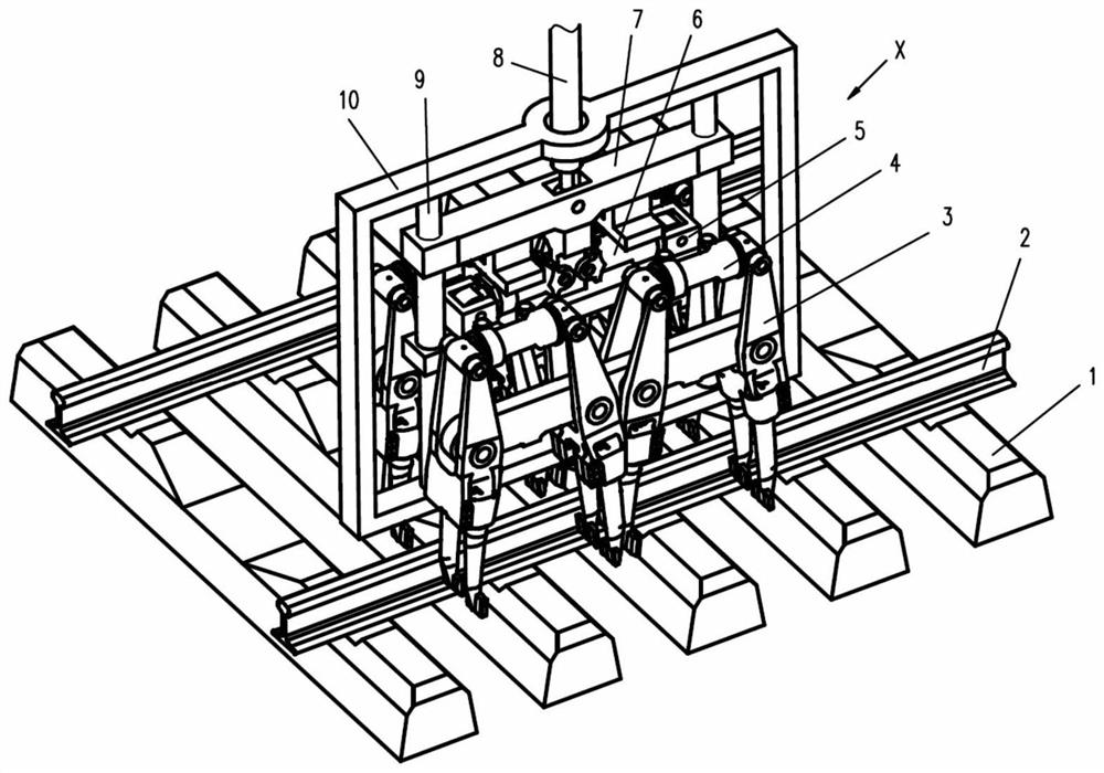 Excitation tamping device