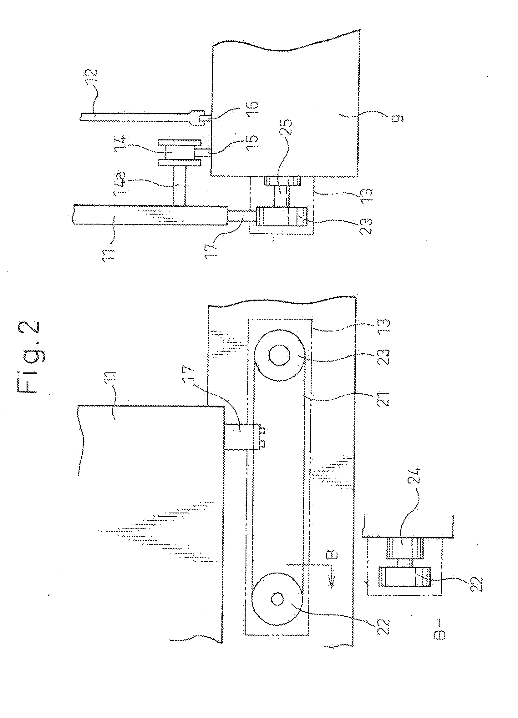 Safety door automatic opening/closing device in injection molding machine and the like and method of controlling the same