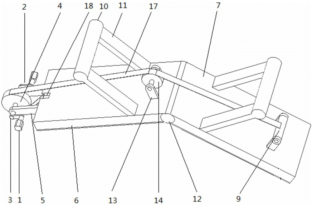 Foldable belt type transmission fitness equipment