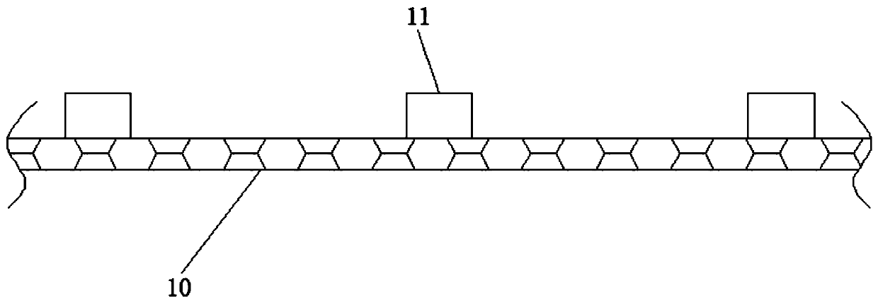 Drying device of plastic pelletizing material strips