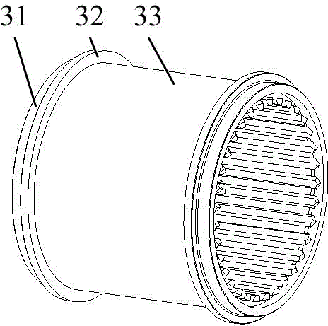 Electric coupling-type gearshift