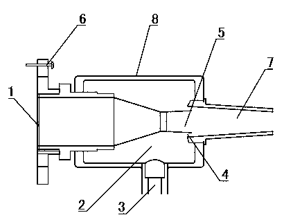 Motor vehicle exhaust purifying device