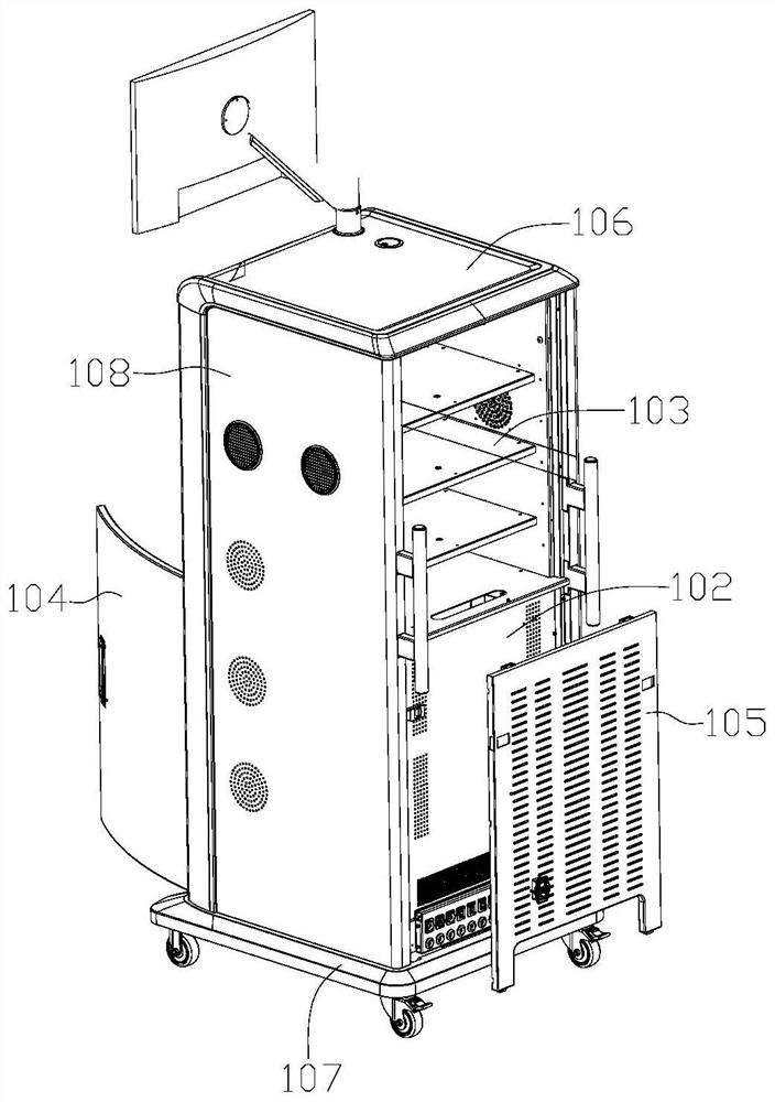 Cabinet of surgical robot system