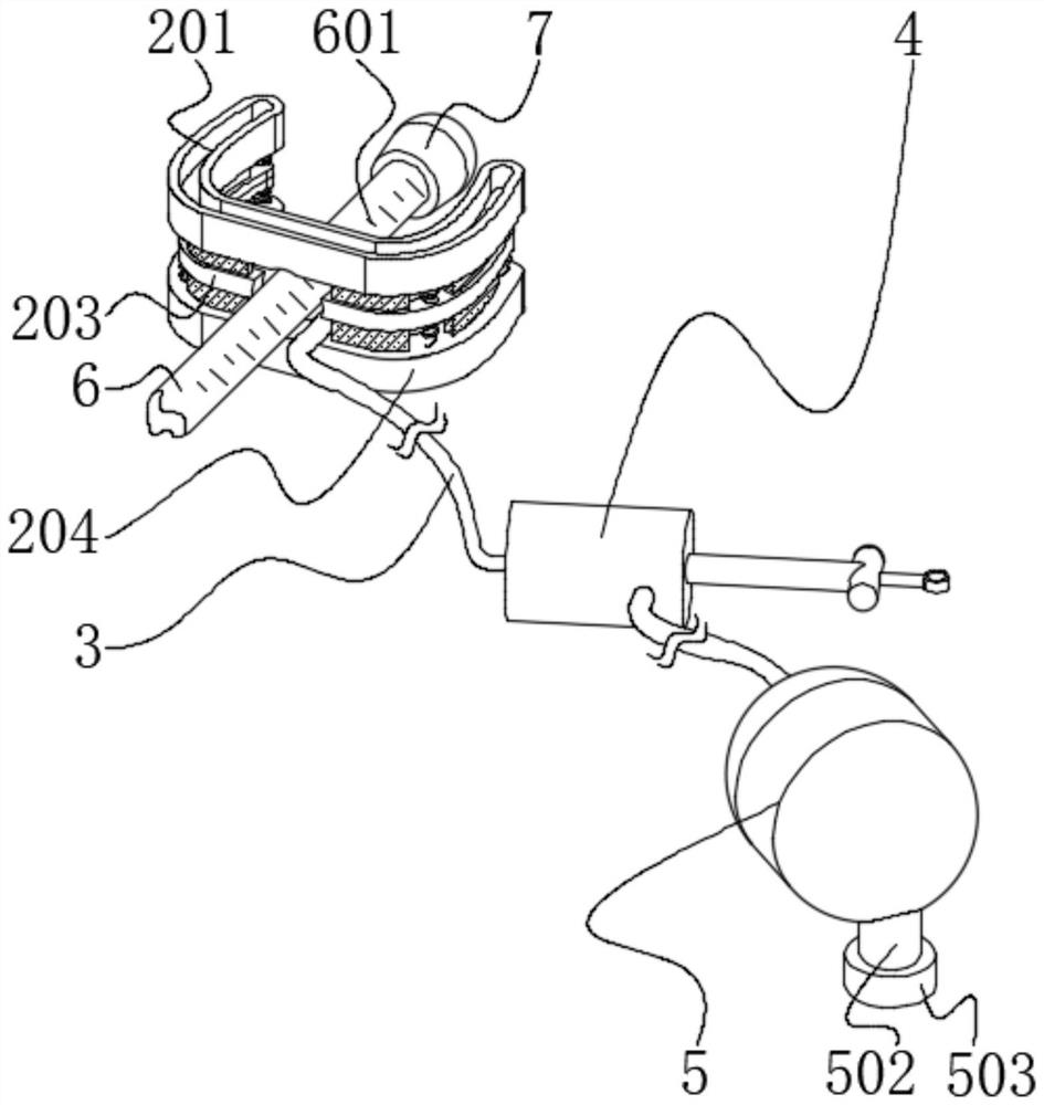 Gastroscope device with auxiliary nursing function