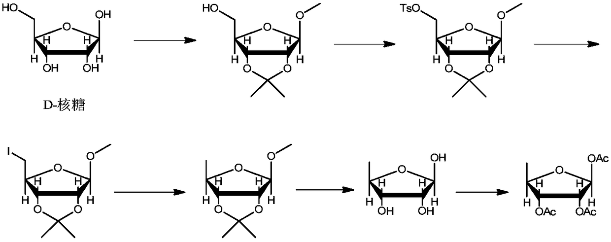 Preparation method of high-purity capecitabine key intermediate
