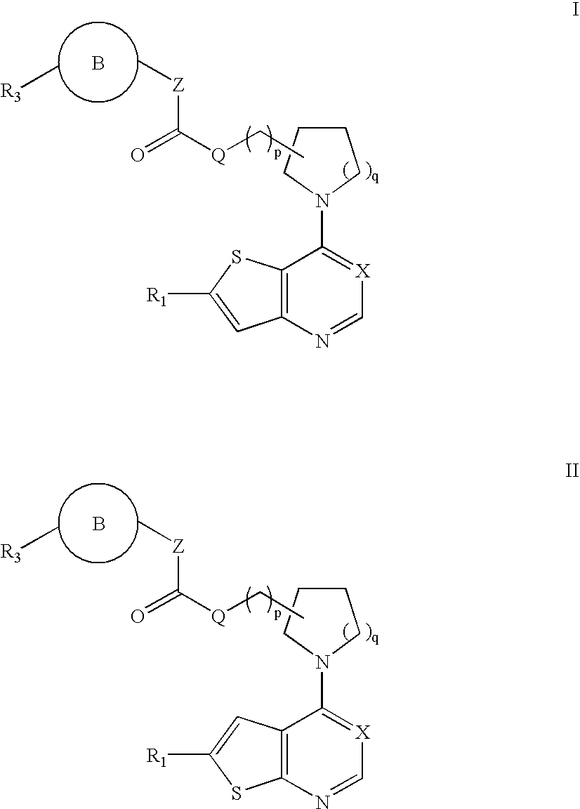 Thienopyrimidine and thienopyridine kinase modulators