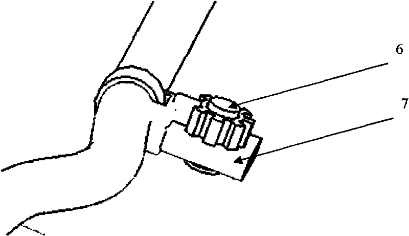 Wire bundle fixing bracket