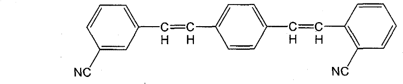 Method for preparing dicyano-1,4phenylethenes asymmetric fluorescent whitener