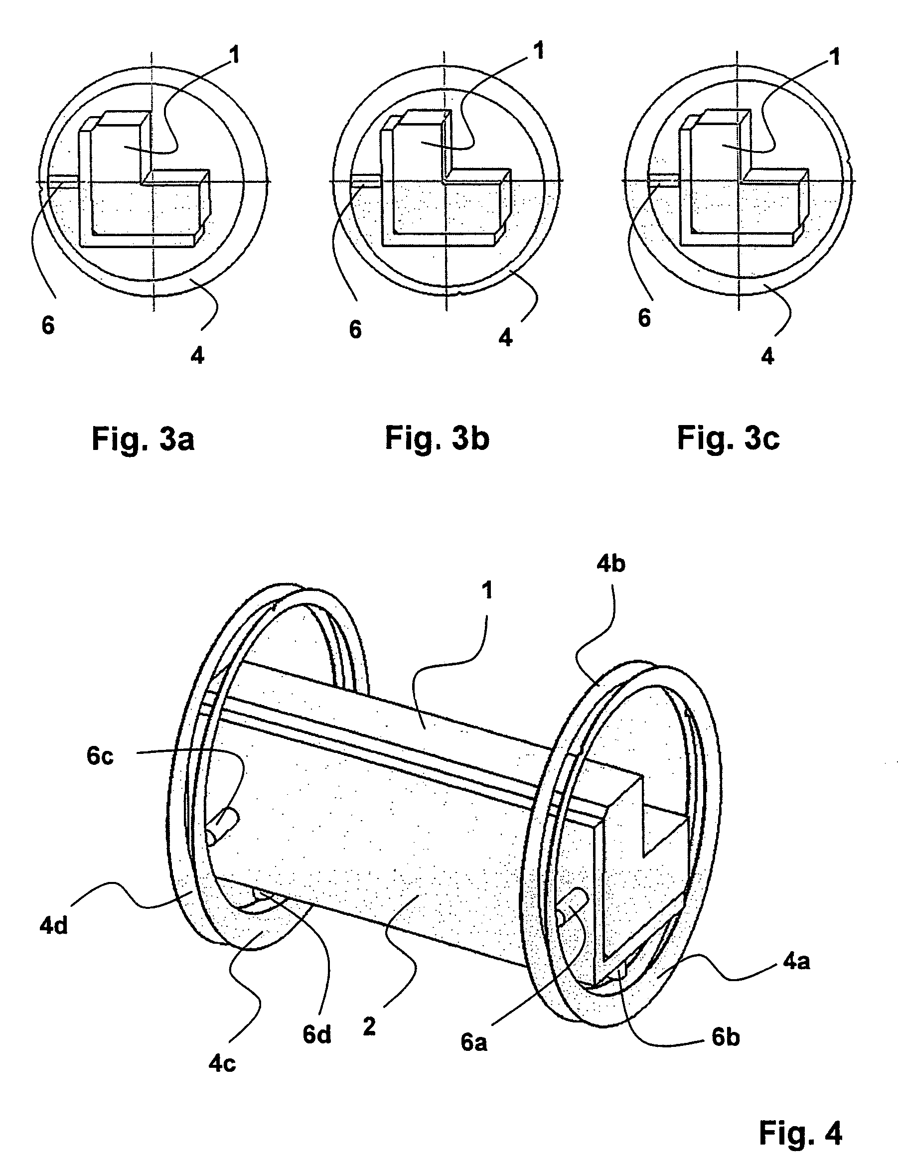 Method and device for aligning an optical element