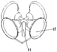 A kind of speaker device of plant sound frequency generator