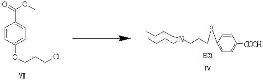 Preparation method of dronedarone hydrochloride and intermediate of dronedarone hydrochloride