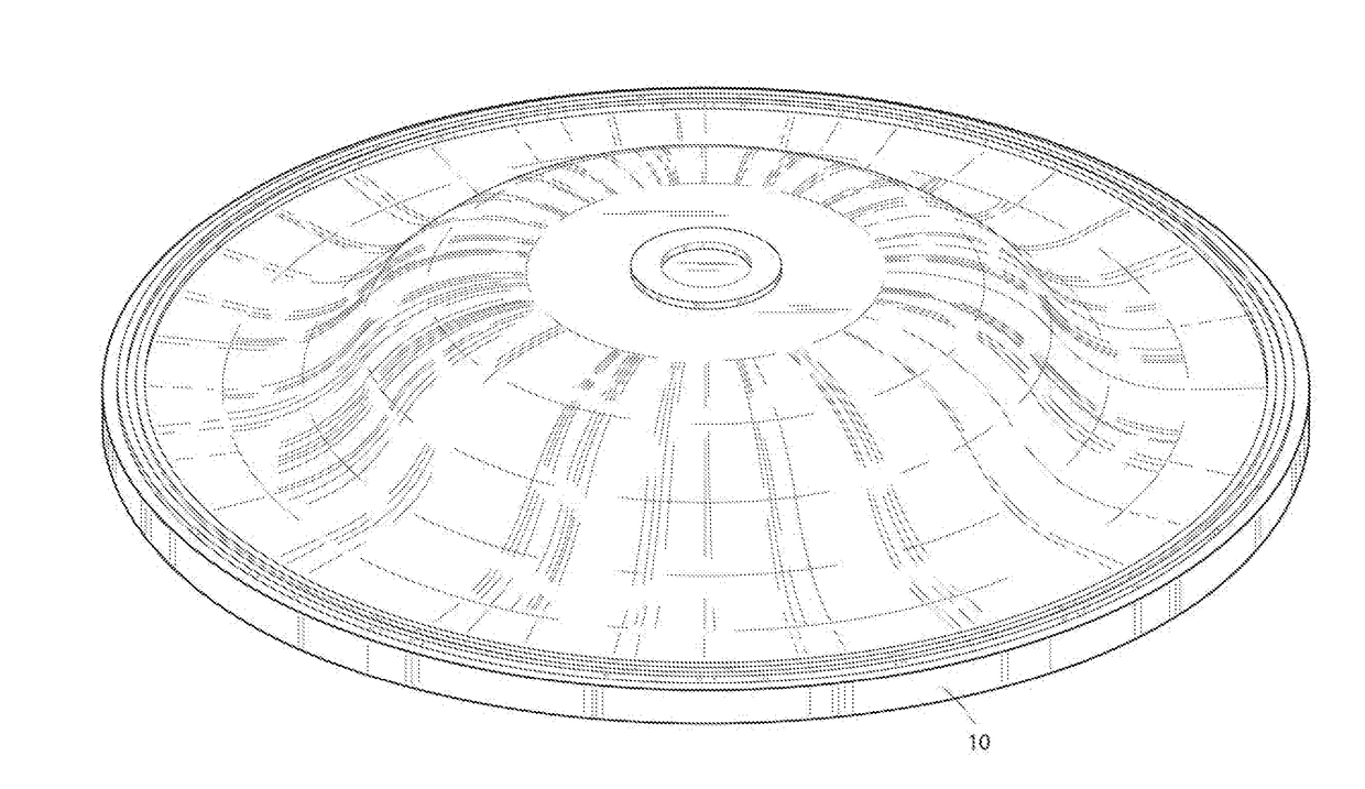 Balanced crimp substrate reinforcement for molded products