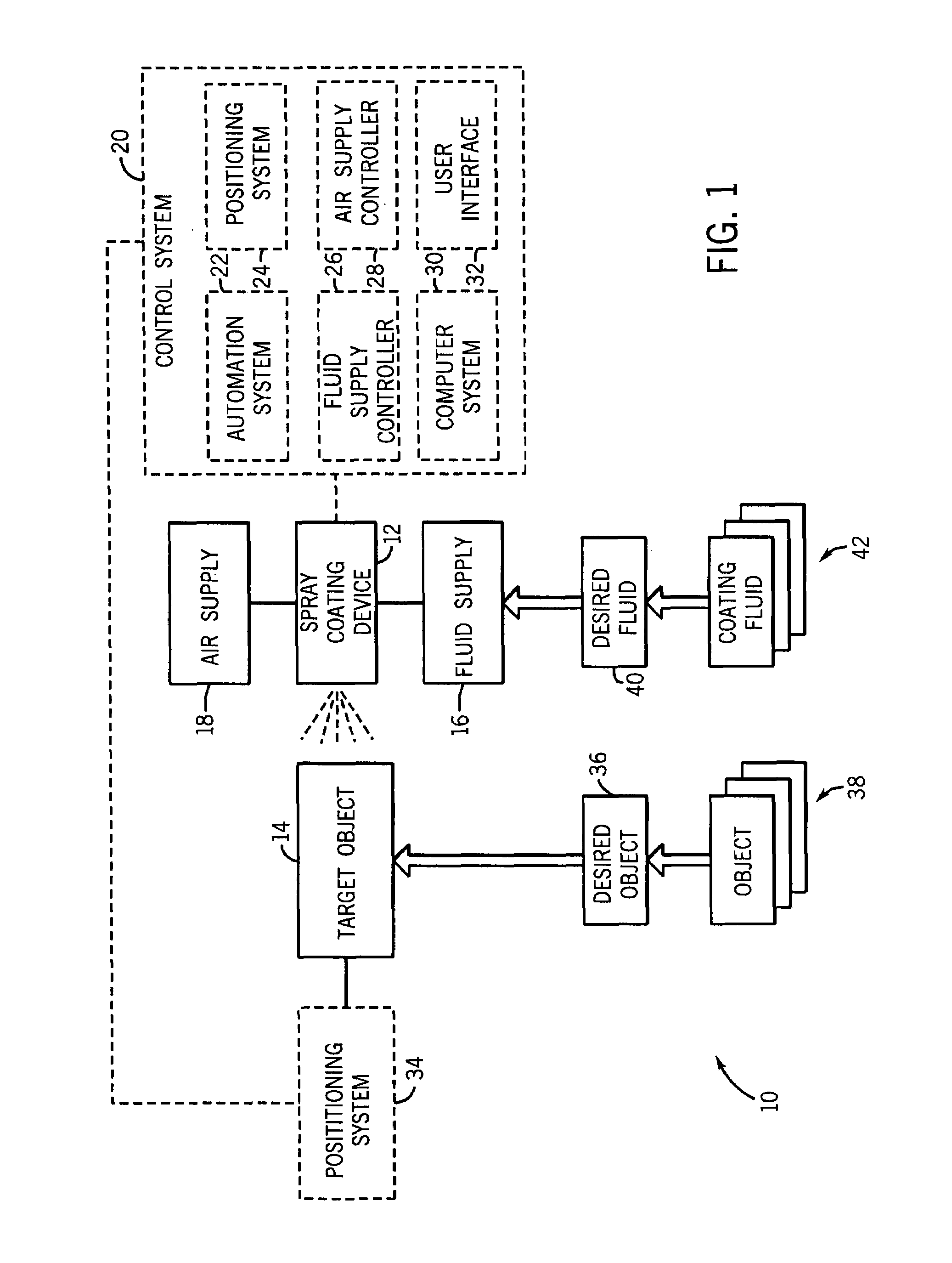 Spray gun having mechanism for internally swirling and breaking up a fluid