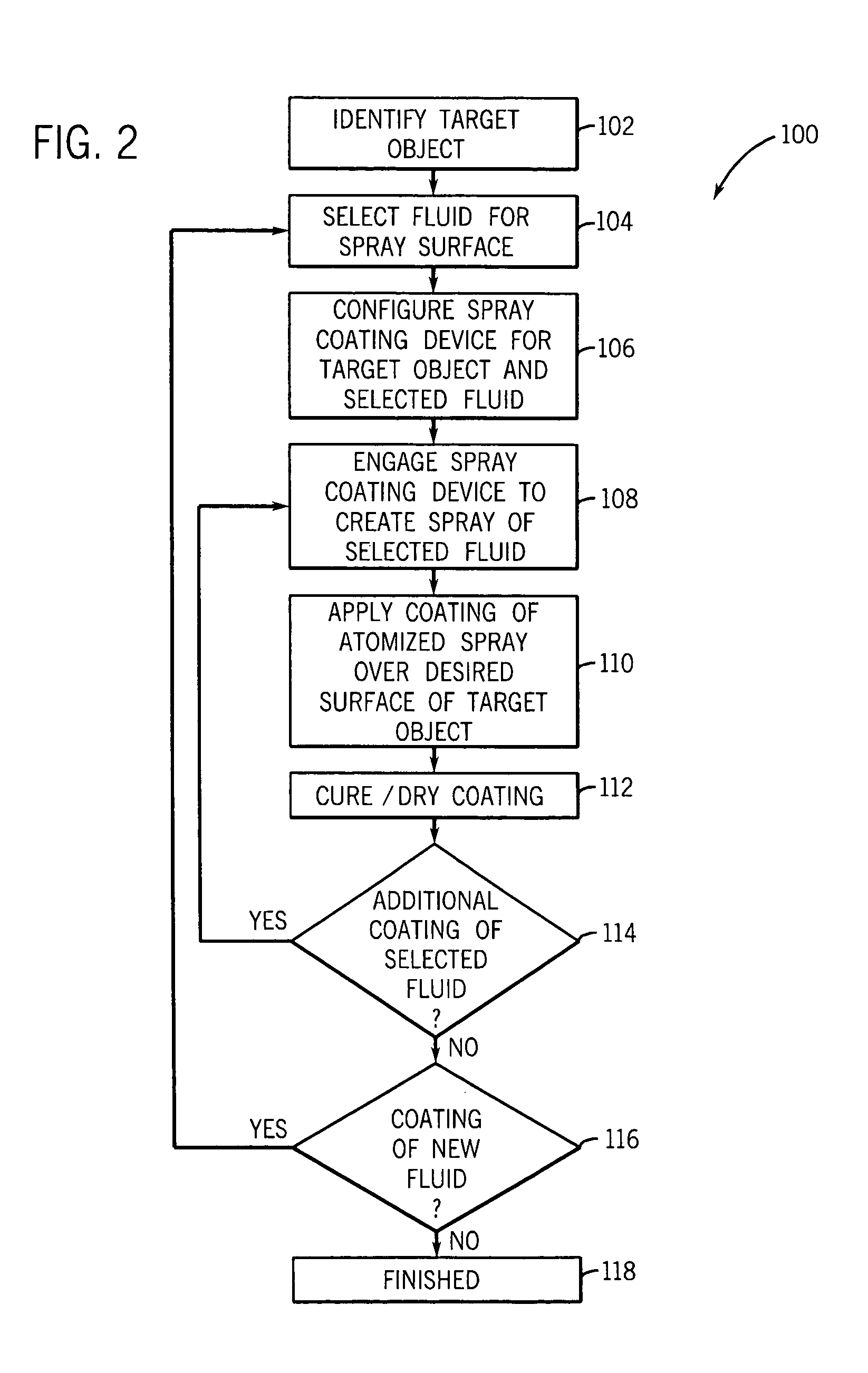 Spray gun having mechanism for internally swirling and breaking up a fluid