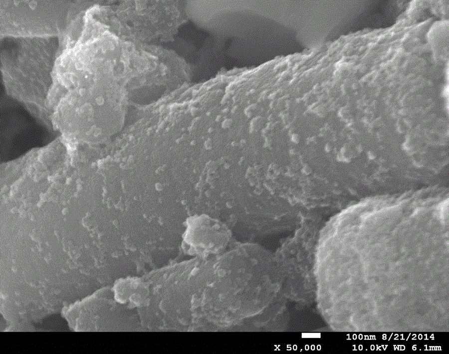 Counter electrode material of sensitized solar battery and manufacturing method of counter electrode material