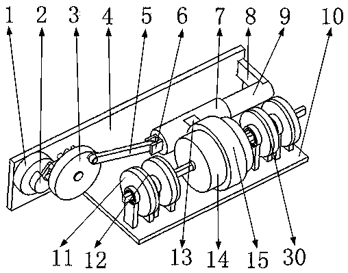 Power drive mechanism of multi-freedom-degree mechanical arm